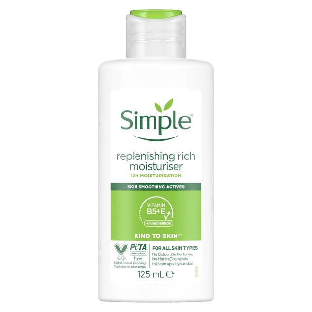 Simple Kind to Skin Replenishing Rich Moisturiser 125ml