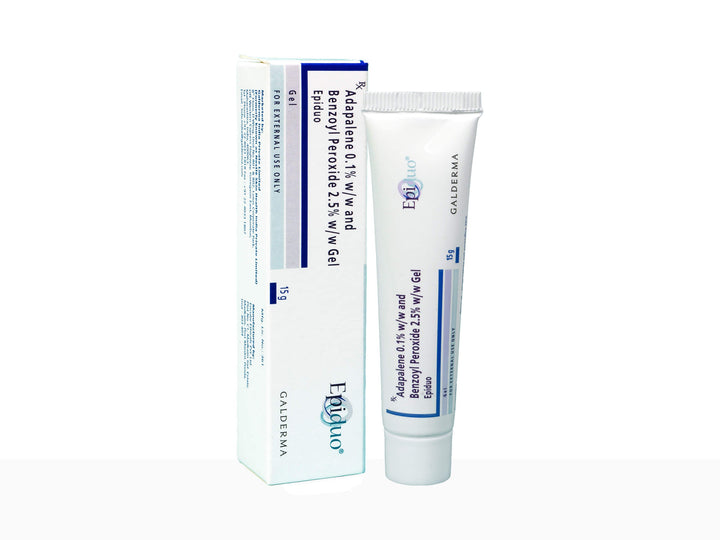 Gel d'adapalène 0,1 % et de peroxyde de benzoyle 2,5 %,