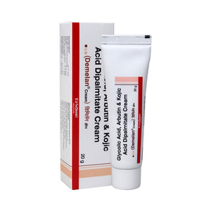 Demelan Crème Acide Glycolique Arbutine Acide Kojique Pour Hyper Pigmentation : 20 Grammes