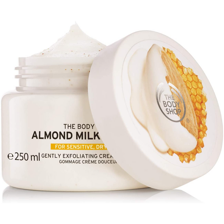 Crème Gommante Exfoliante Douce au Lait d'Amande et au Miel