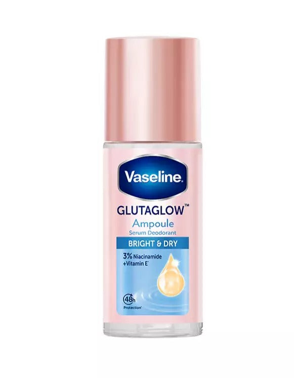Vaseline GlutaGlow Ampoule Serum Deodorant Bright & Dry Roll-On – 50ml