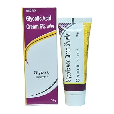 Glyco 6 Cream 30gm – Gentle 6% Glycolic Acid Skin Renewal Cream