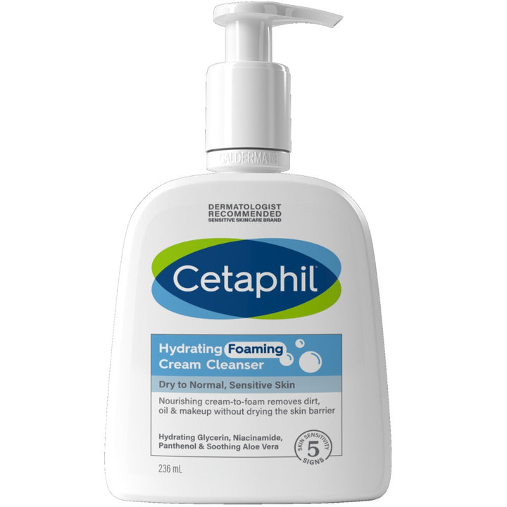 Cetaphil Hydrating Foaming Cream Cleanser