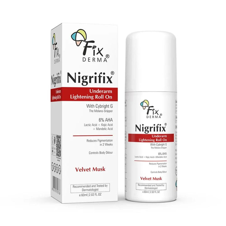 Fixderma Nigrifix Underarm Lightening Roll-On – Velvet Musk.
