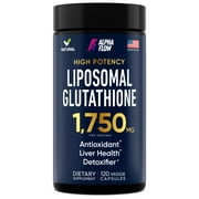 Alpha Flow Liposomal Glutathione – 1,750 mg | 120 Veggie Capsules