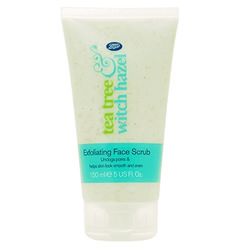 Boots Tea Tree & Witch Hazel Exfoliating Face Scrub 150ml