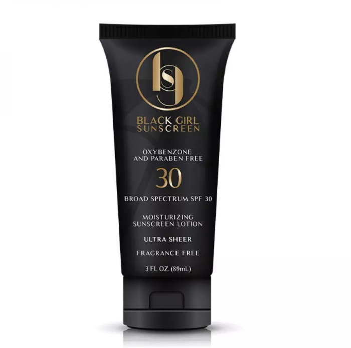 CRÈME SOLAIRE FILLE NOIRE SPF 30