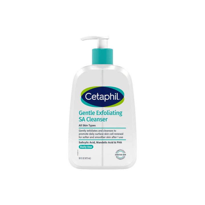 Cetaphil Gentle Exfoliating Salicylic Acid Cleanser  | Face & Body Wash for Rough & Bumpy Skin