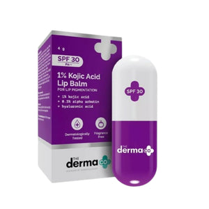 The Derma Co 1% Kojic Acid SPF 30 Lip Balm with Hyaluronic Acid & Alpha Arbutin