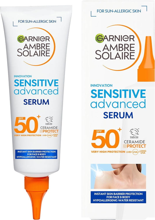 Garnier Ambre Solaire SPF 50+ Sensitive Advanced Face & Body Serum 125ml
