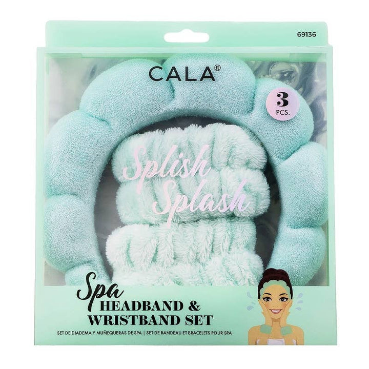 Cala  Spa Headband & Wristband Set