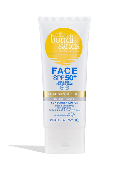 SPF 50+ Fragrance Free Matte Tinted Face Lotion 50ML