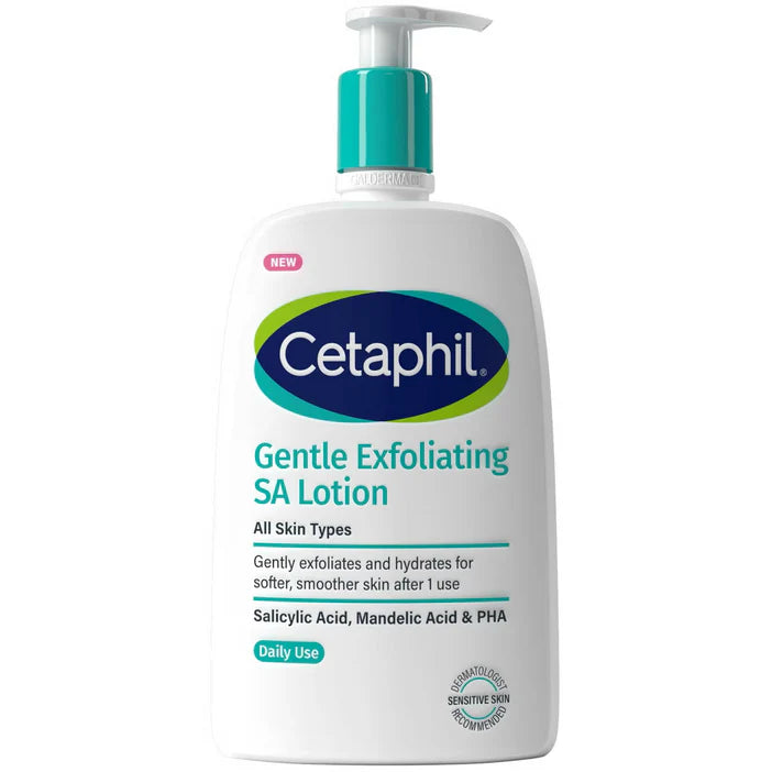 Cetaphil Gentle Exfoliating Salicylic Acid Lotion  | Face Cream & Body Moisturiser for Rough & Bumpy Skin