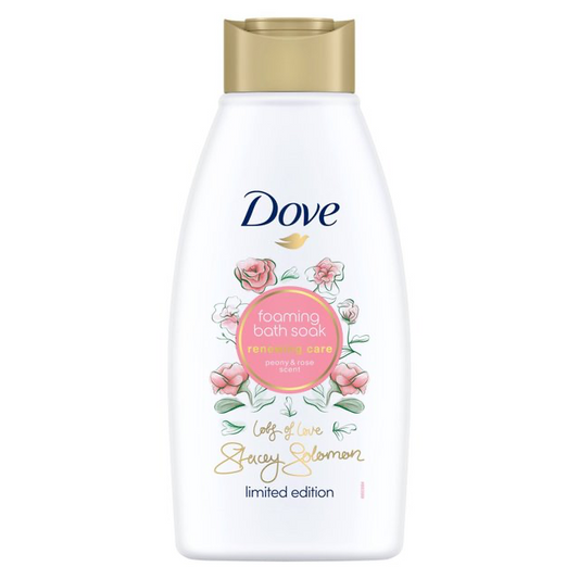 Dove Bubble Bath Soak Renewing Care Peony & Rose