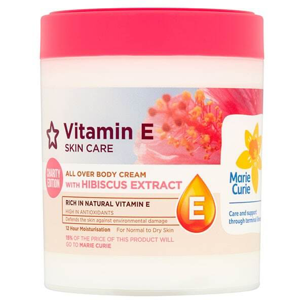 Crème pour tout le corps à la vitamine E et à l'hibiscus 465 ml