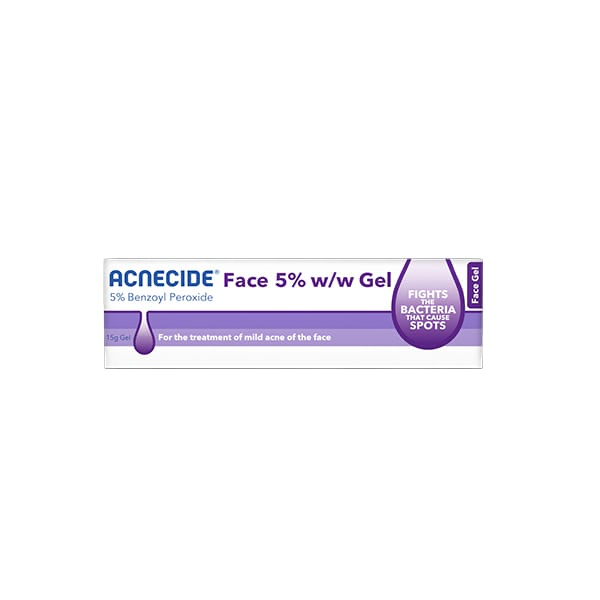 Acnecide Face Gel Spot Treatment Benzoyl Peroxide