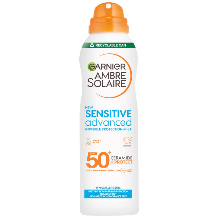 Garnier Ambre Solaire Sensitive Advanced Brume Sèche SPF 50+