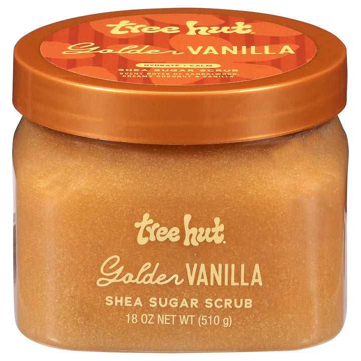 Tree Hut Golden Vanilla Shea Sugar Body Scrub | Smooth, Glow & Deep Hydration