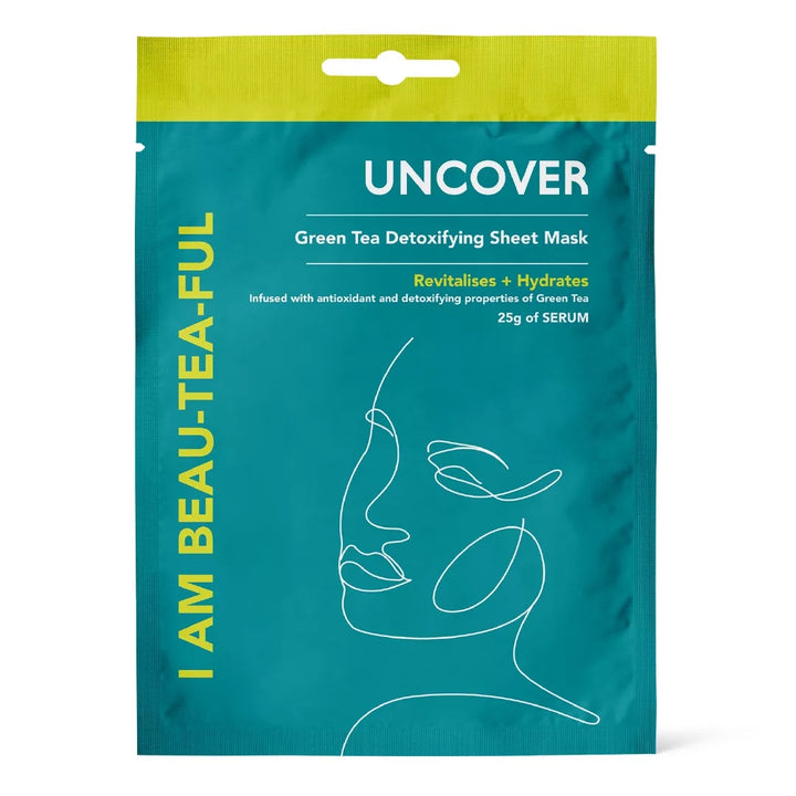 I AM BEAUTIFUL GREEN TEA DETOXIFYING SHEET MASK