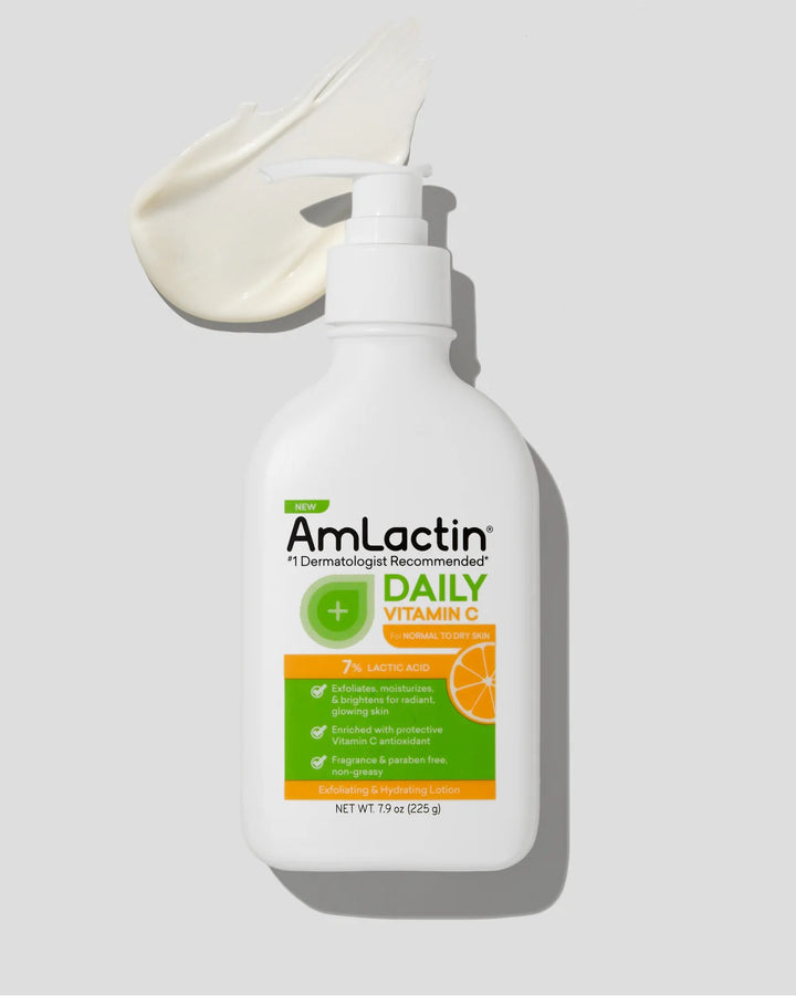 AmLactin Vitamin C Lotion with 7% Lactic Acid AHA