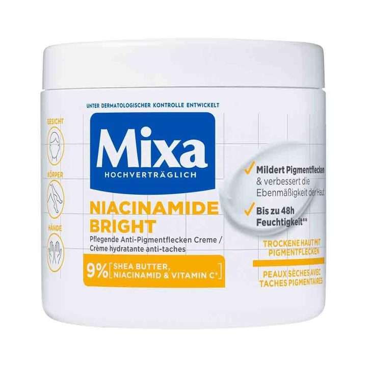 Mixa Niacinamide Bright Anti-Dark Spot Moisturizer.