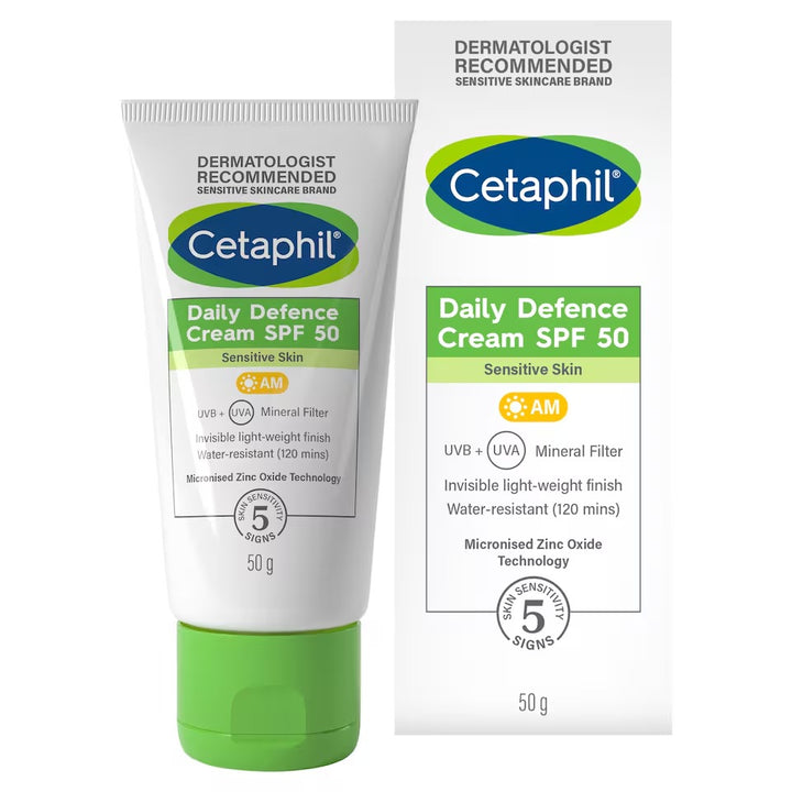 Cetaphil Crème Hydratante Défense Quotidienne SPF50+ 50 g