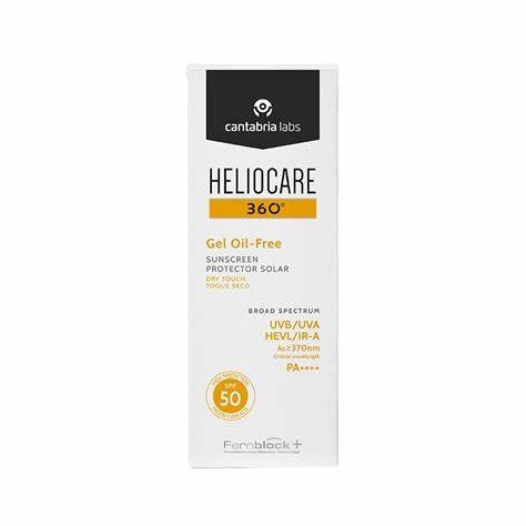 Heliocare 360 Gel Oil-Free Sunscreen SPF 50.