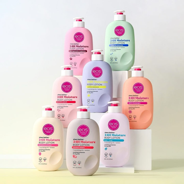 Eos Shea Better 24 Hour Moisture Body Lotion Collection