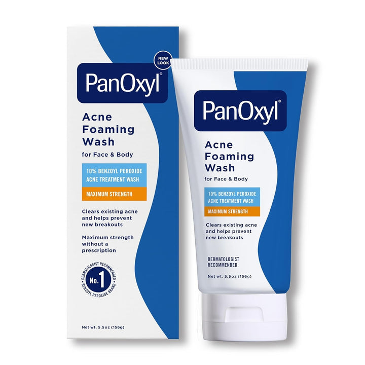 Nettoyant moussant contre l'acné PanOxyl, force maximale, 10 % de peroxyde de benzoyle - 5,5 oz 