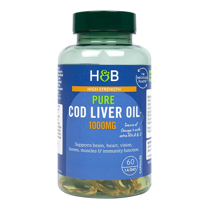 Holland & Barrett Pure Cod Liver Oil 1000mg