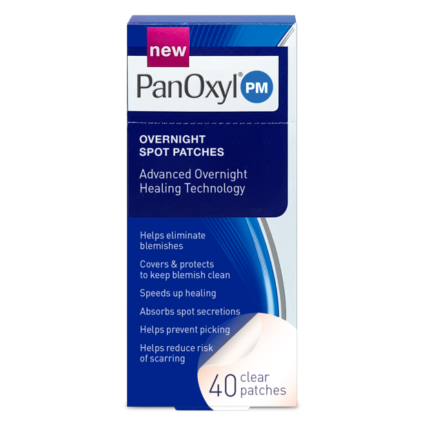 PanOxyl PM Overnight Spot Patches Help Eliminate Blemishes, 40 Patches
