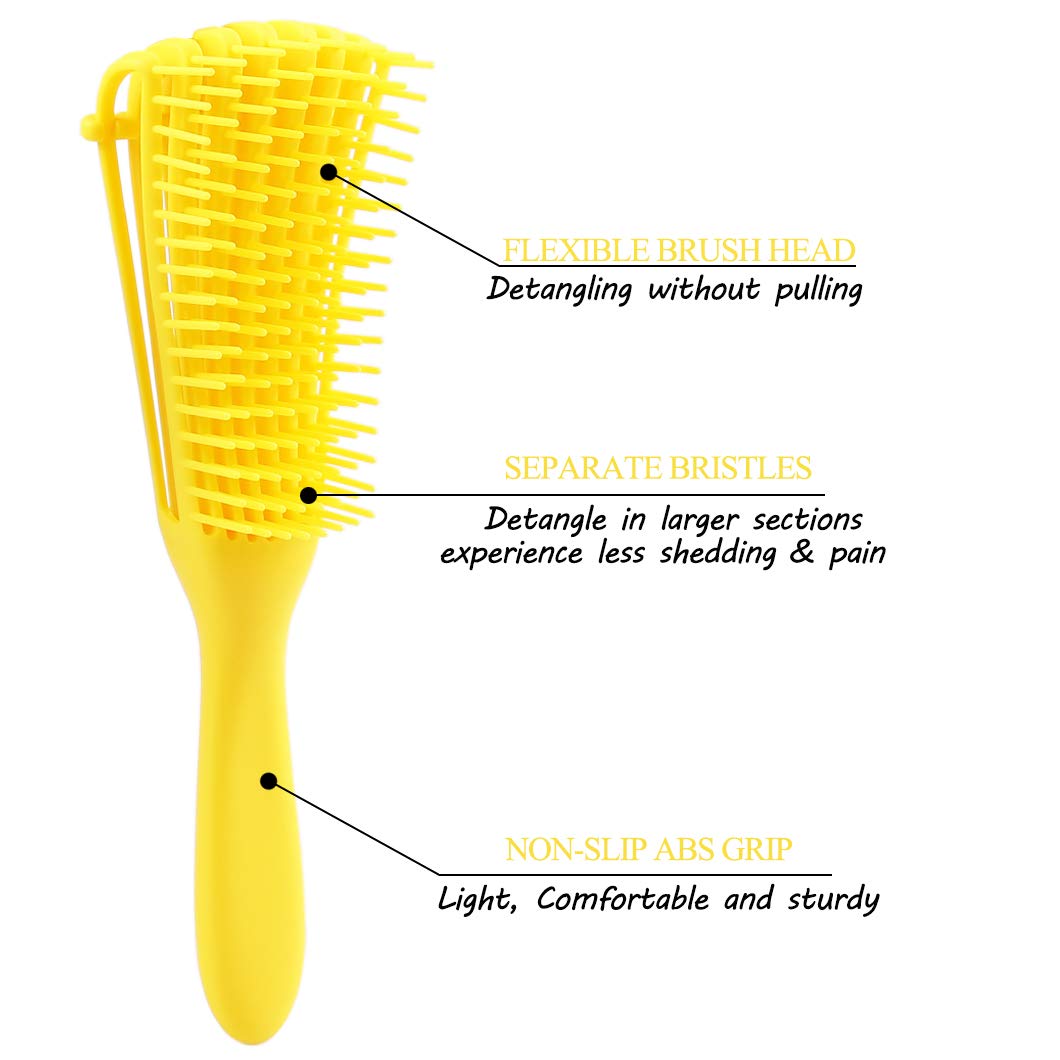 DETANGLING AFRO HAIR BRUSH PERFECT DETANGLING BRUSH FOR NATURAL