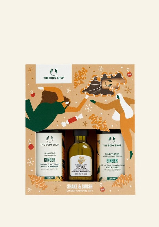 Cadeau de soins capillaires Shake &amp; Swish Ginger