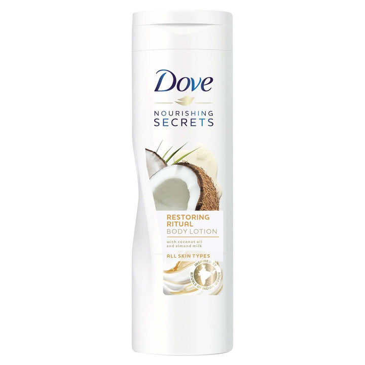 Dove Restoring Coconut Oil And Almond Milk Body Lotion