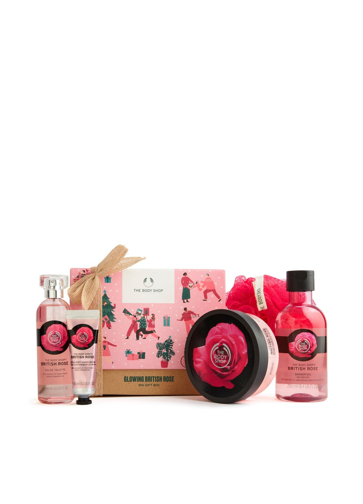 Glowing British Rose Big Gift Box